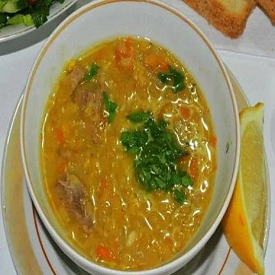 Суп с красной чечевицей