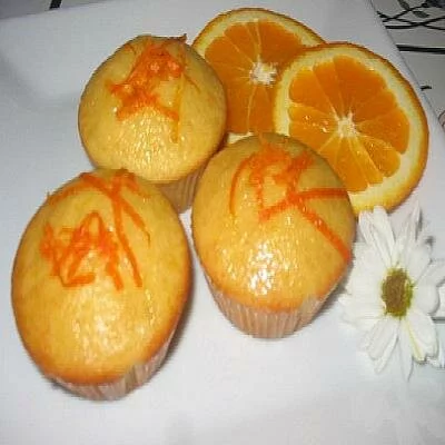 Маффины с апельсиновой карамелью