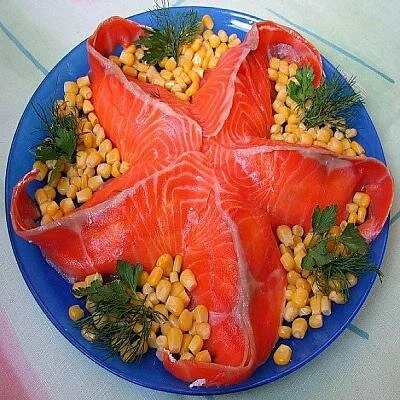Праздничный салат Морская звезда