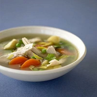 Суп с овощами и курицей